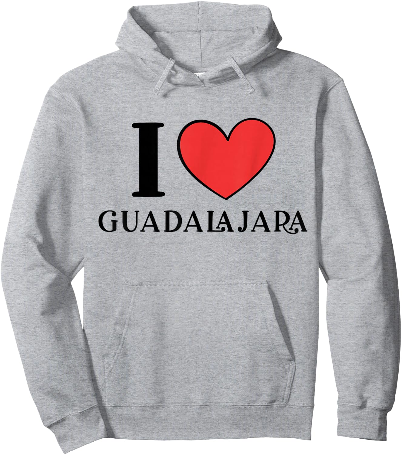 I Love Guadalajara Mexico Vacation Hoodie - Hoodie | Ash