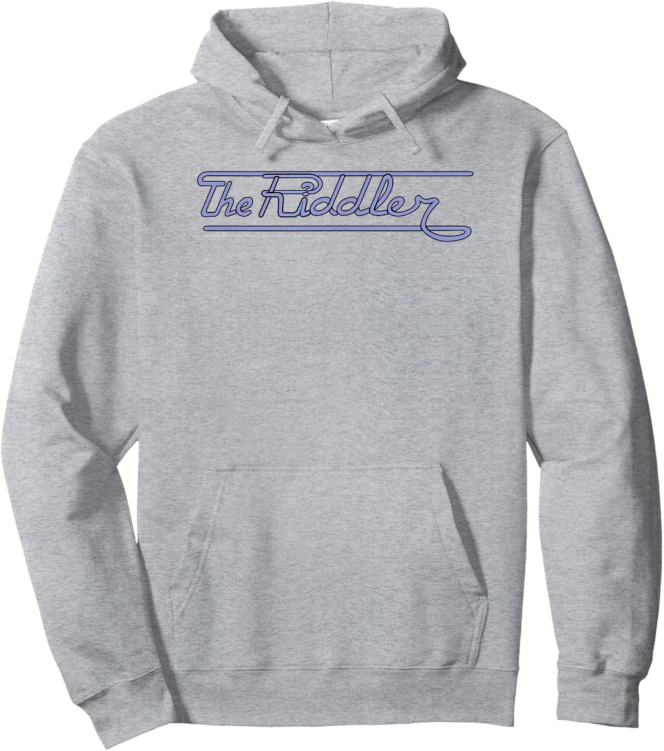 DC Comics Batman The Riddler Vintage Neon Logo Hoodie - Hoodie | Ash