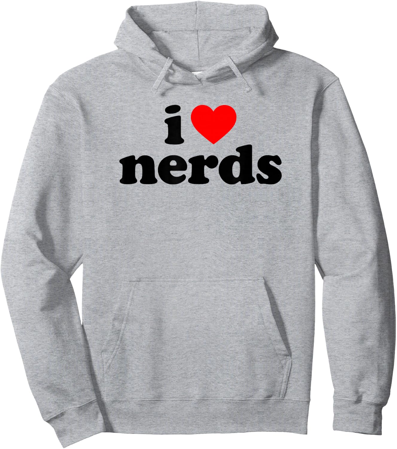 I Love Nerds Hoodie - Hoodie | Ash