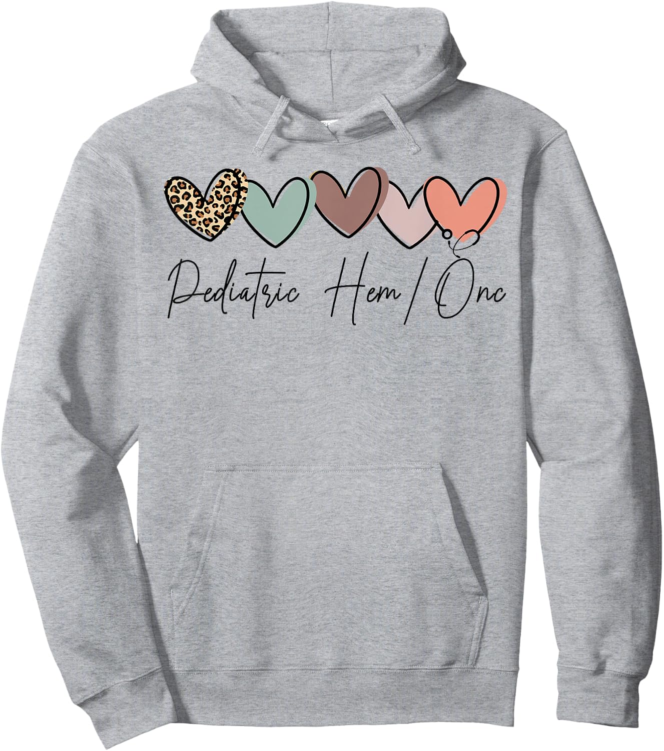 Pediatric Hematology Oncology, Leopard Peds Hem Onc Nurse Hoodie - Hoodie | Ash