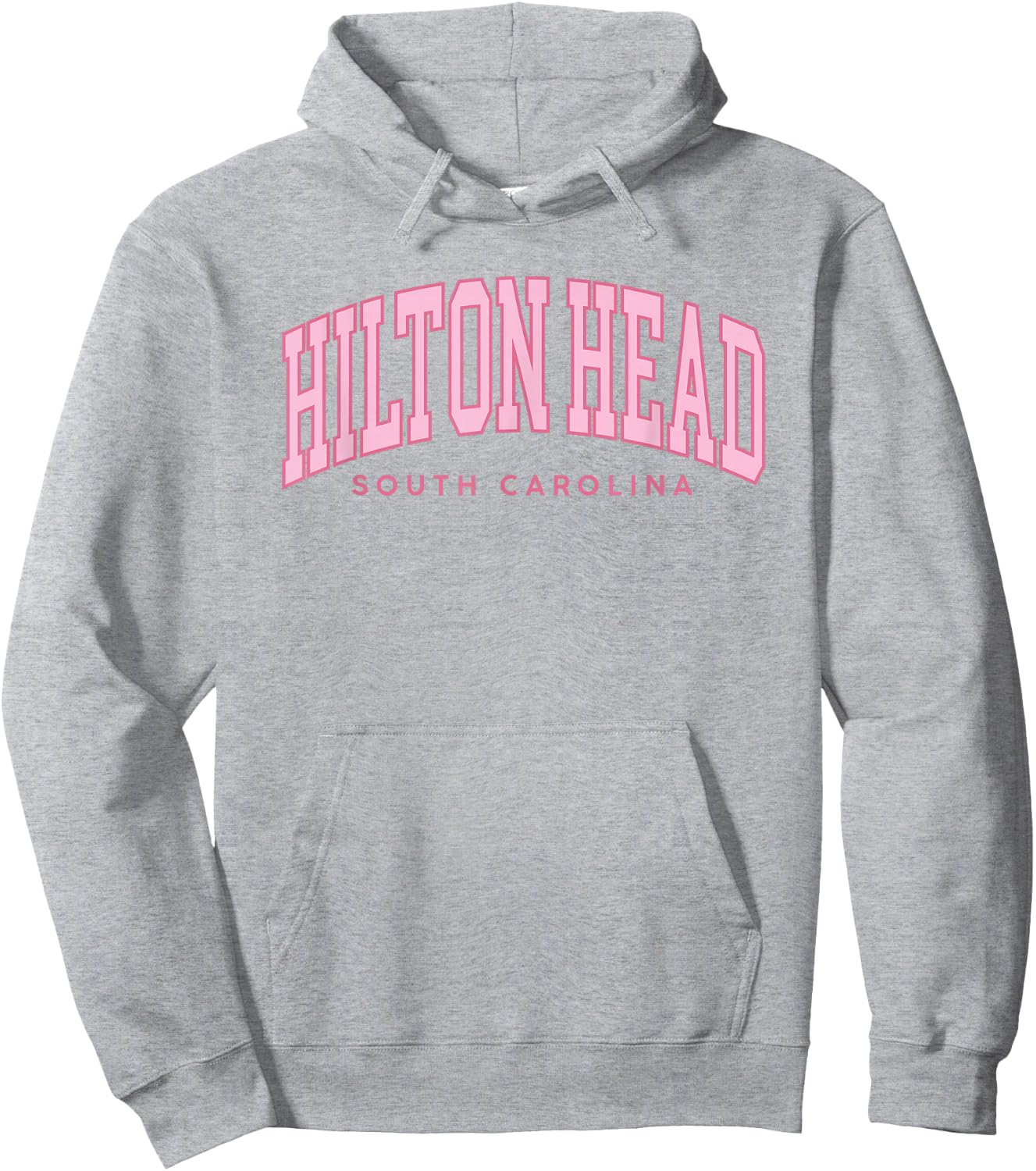 Hilton Head South Carolina Pink Retro Preppy Throwback Girls Hoodie - Hoodie | Ash
