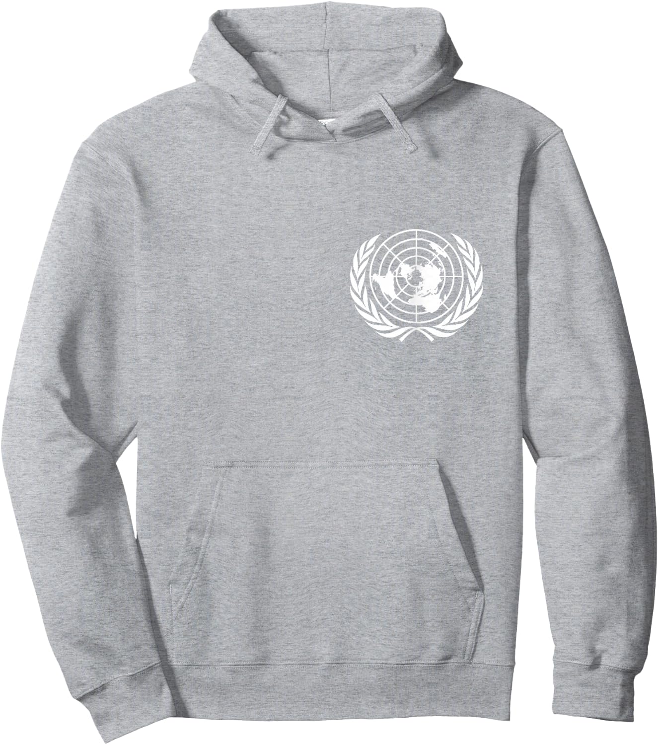 United Nations Flag Hoodie - Hoodie | Ash