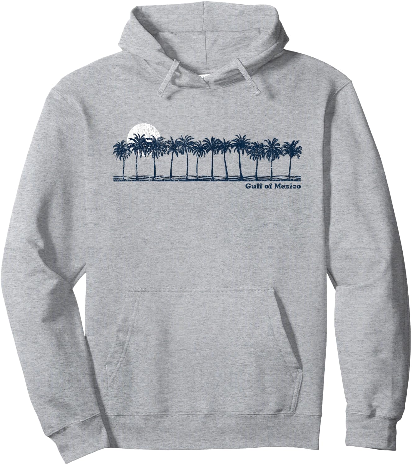 Gulf of Mexico Vintage 70s Retro Throwback Design Hoodie - Hoodie | Ash