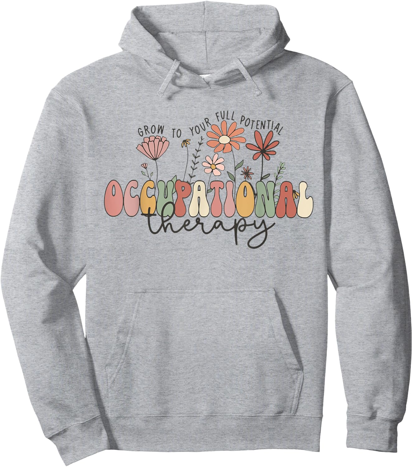 Occupational Therapy Pediatric Therapist OT Month Assistant Hoodie - Hoodie | Ash