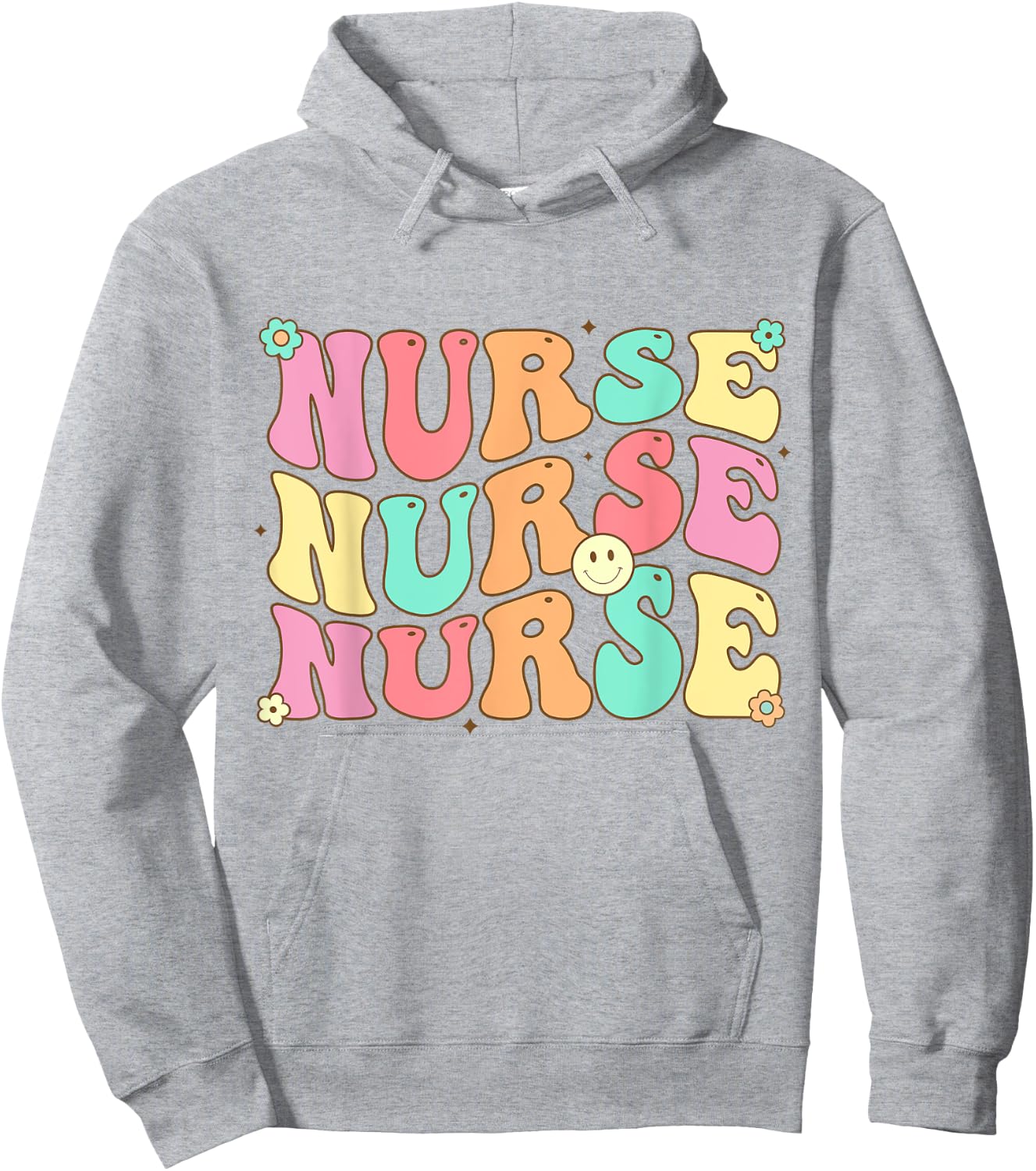 Groovy Nurse Shirt Women Future Nurse Appreciation Nursing Hoodie - Hoodie | Ash