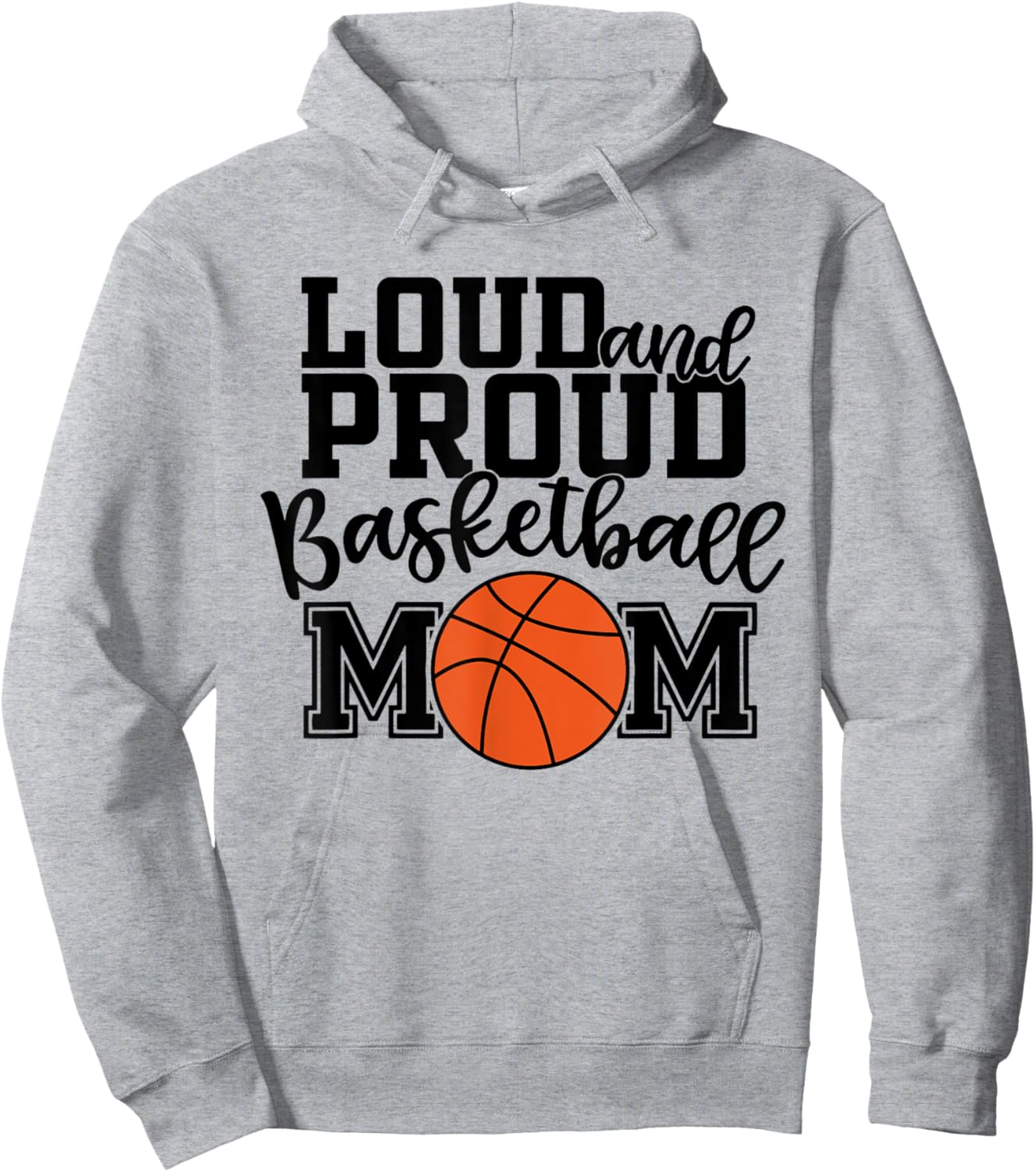Basketball Mom Hoodie - Hoodie | Ash