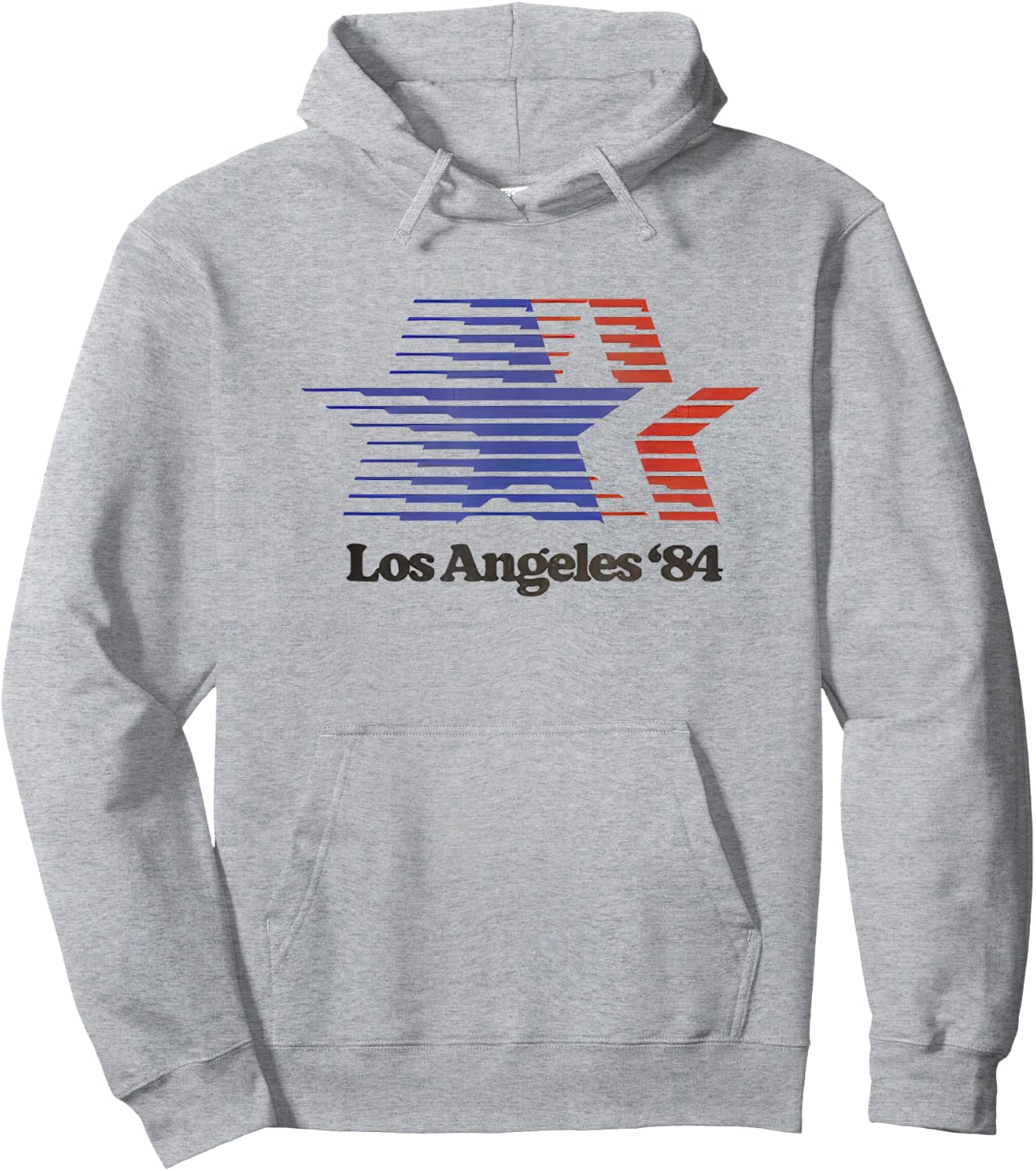 Los Angeles '84 Nostalgic LA Retro Vintage Hoodie - Hoodie | Ash