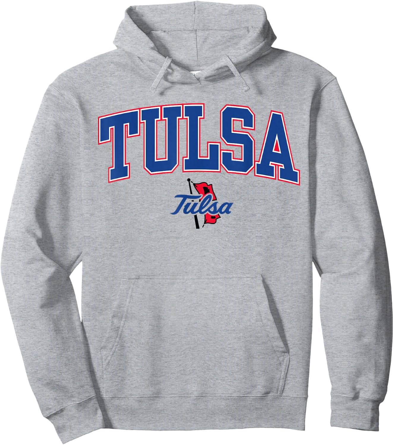 Tulsa Golden Hurricane | Official NCAA Merch | NCAFTUL03 Hoodie - Hoodie | Ash