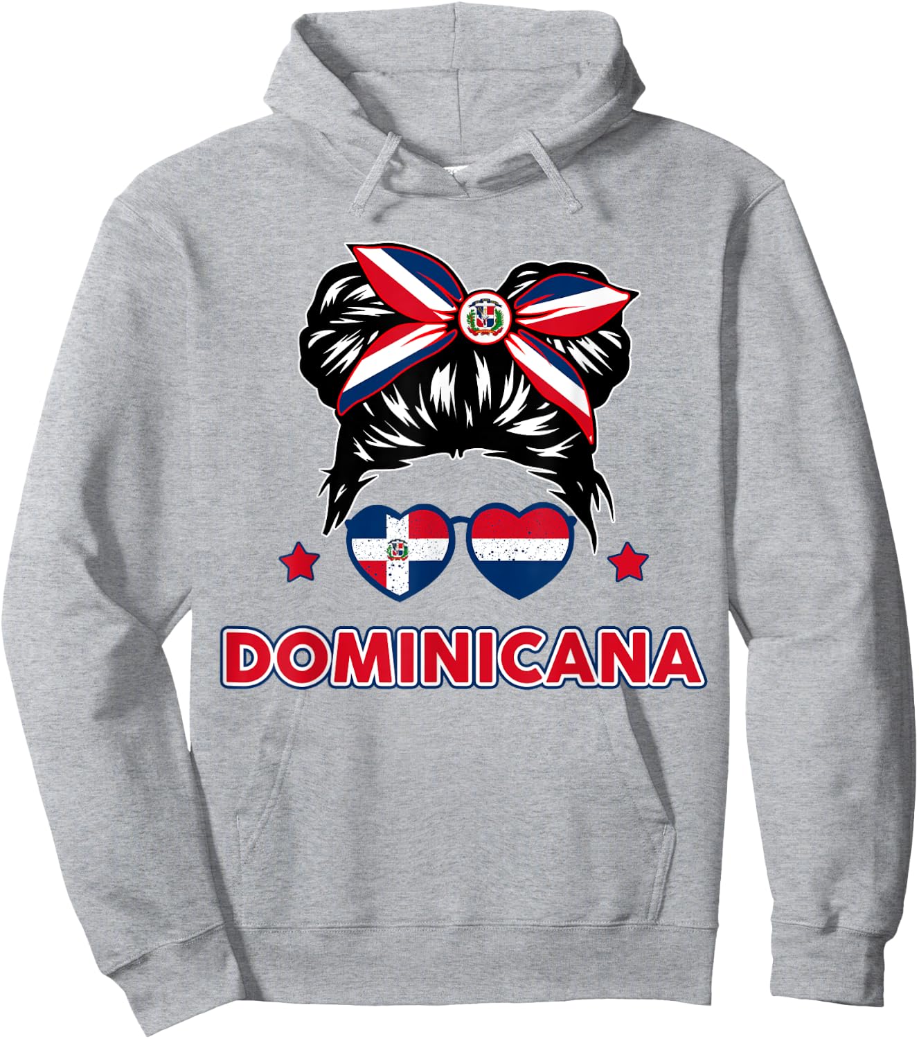 La Dominicana Republica Hispanic Heritage Dominican Girl Kid Hoodie - Hoodie | Ash