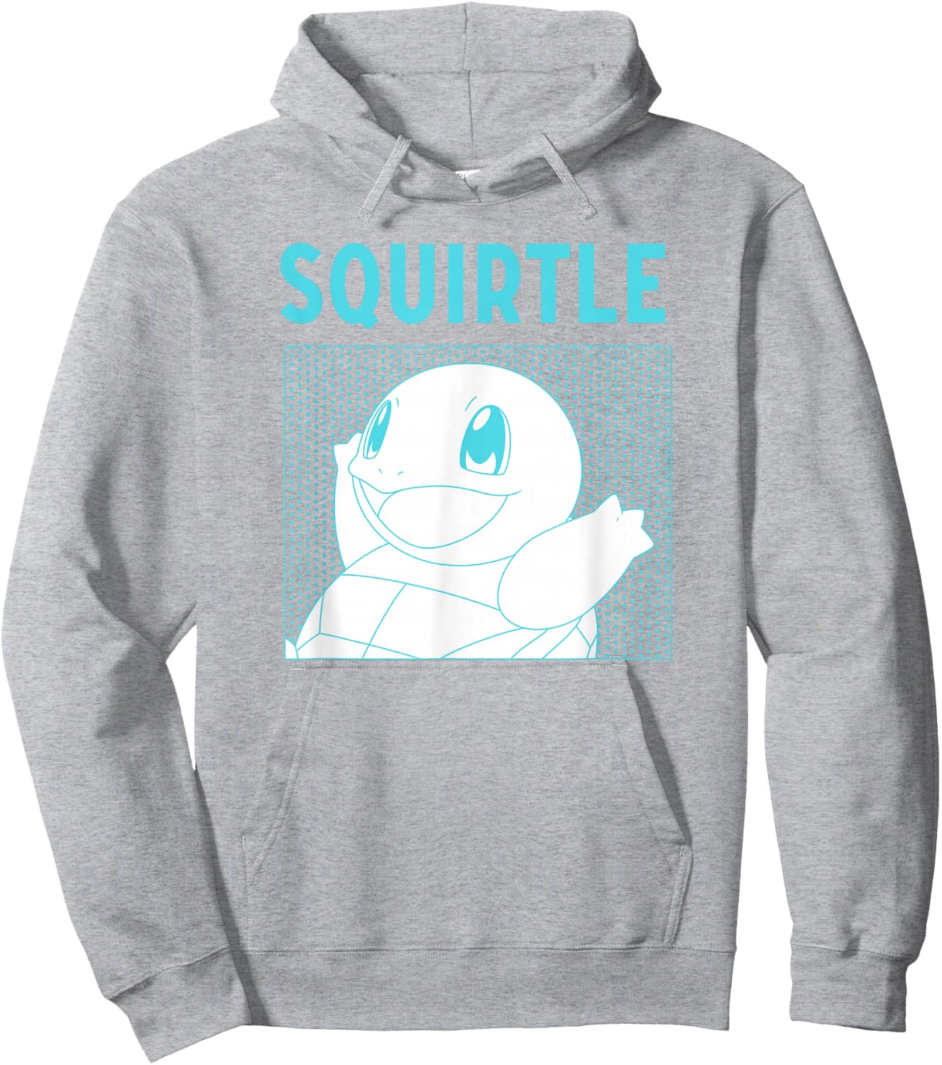 Pokémon Squirtle Adorable Comic Box Panel Portrait Hoodie - Hoodie | Ash