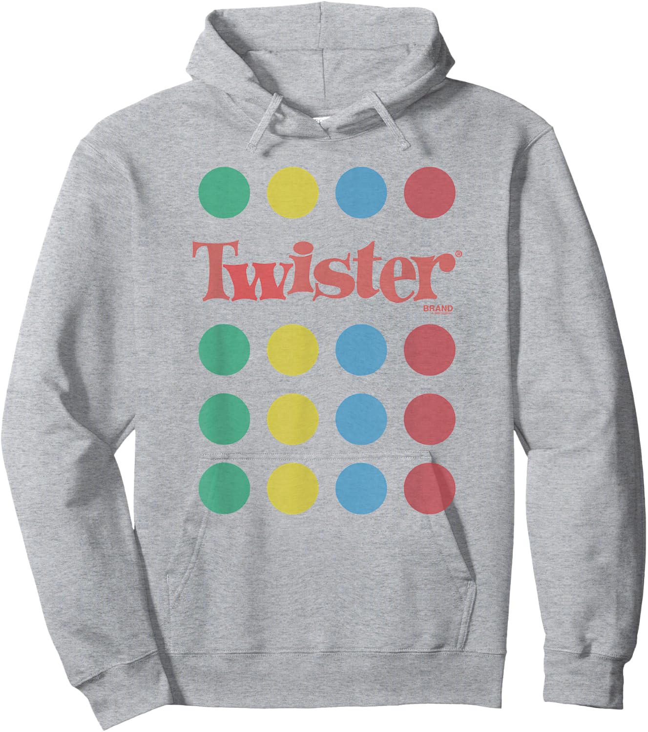 Twister Unfold The Mat Circles Color Dots Retro Game Hoodie - Hoodie | Ash