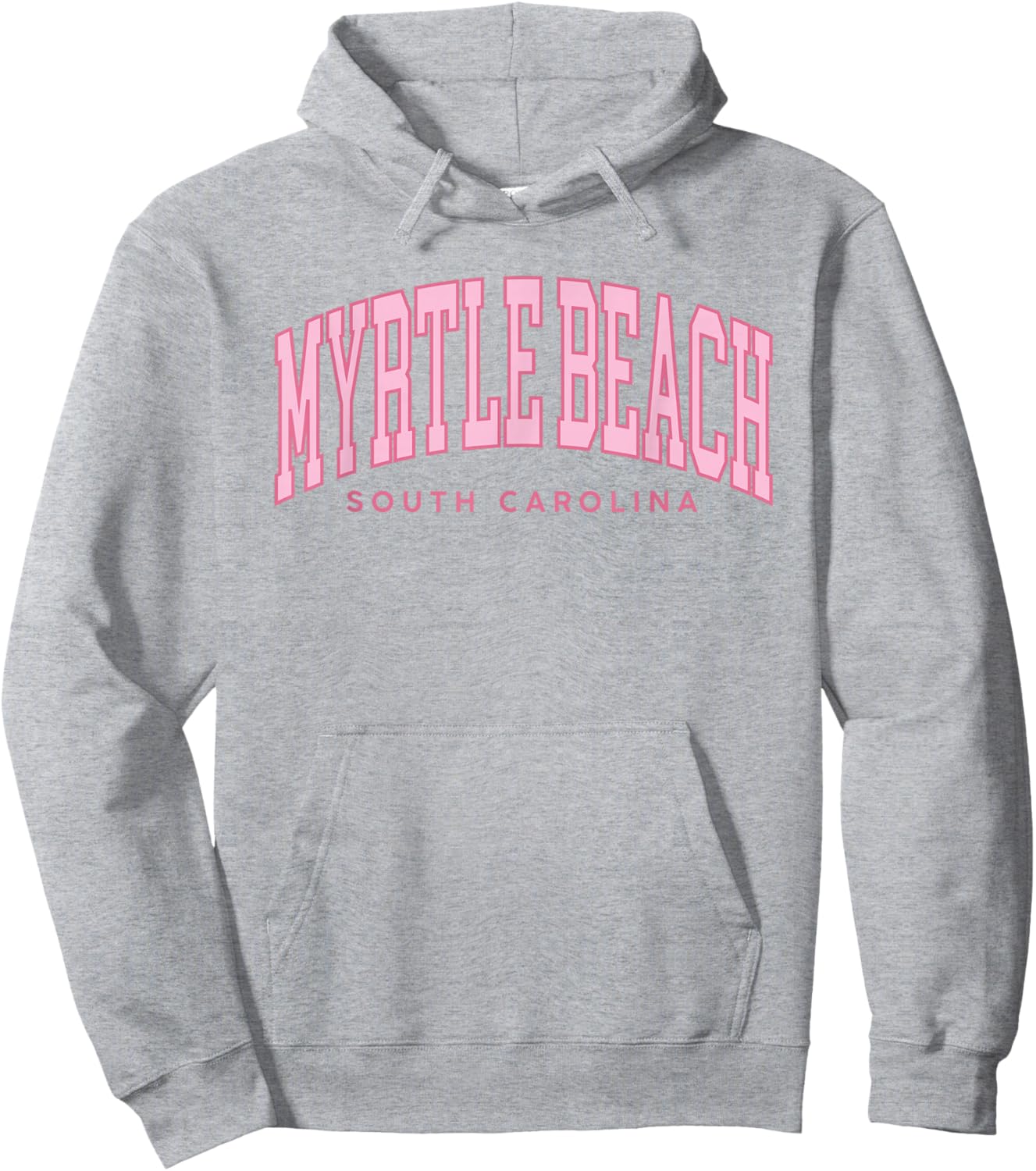 Retro Myrtle Beach South Carolina Beach Girls Summer Hoodie - Hoodie | Ash