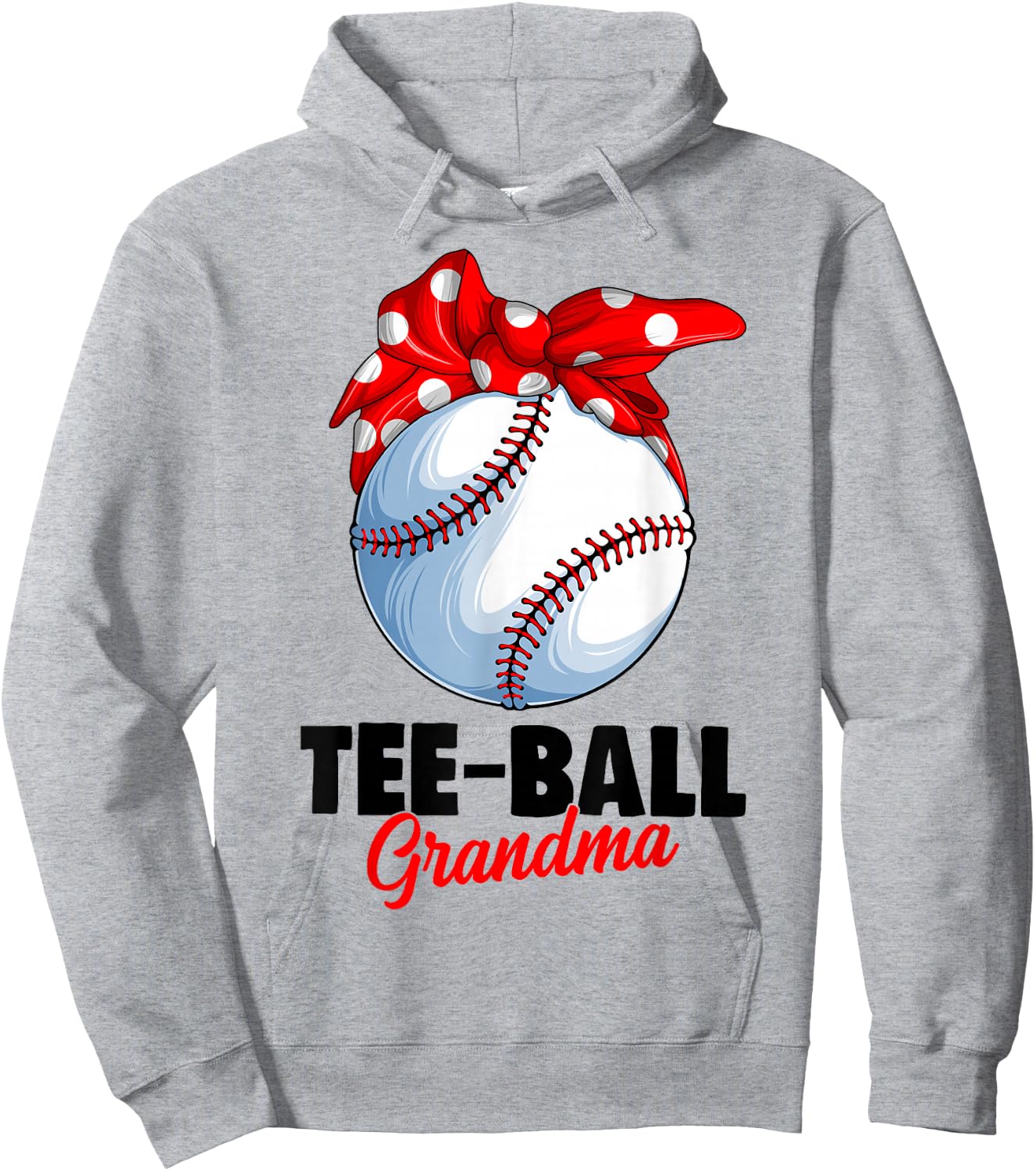 Ball Grandma T Ball TBall Teeball Women Hoodie - Hoodie | Ash
