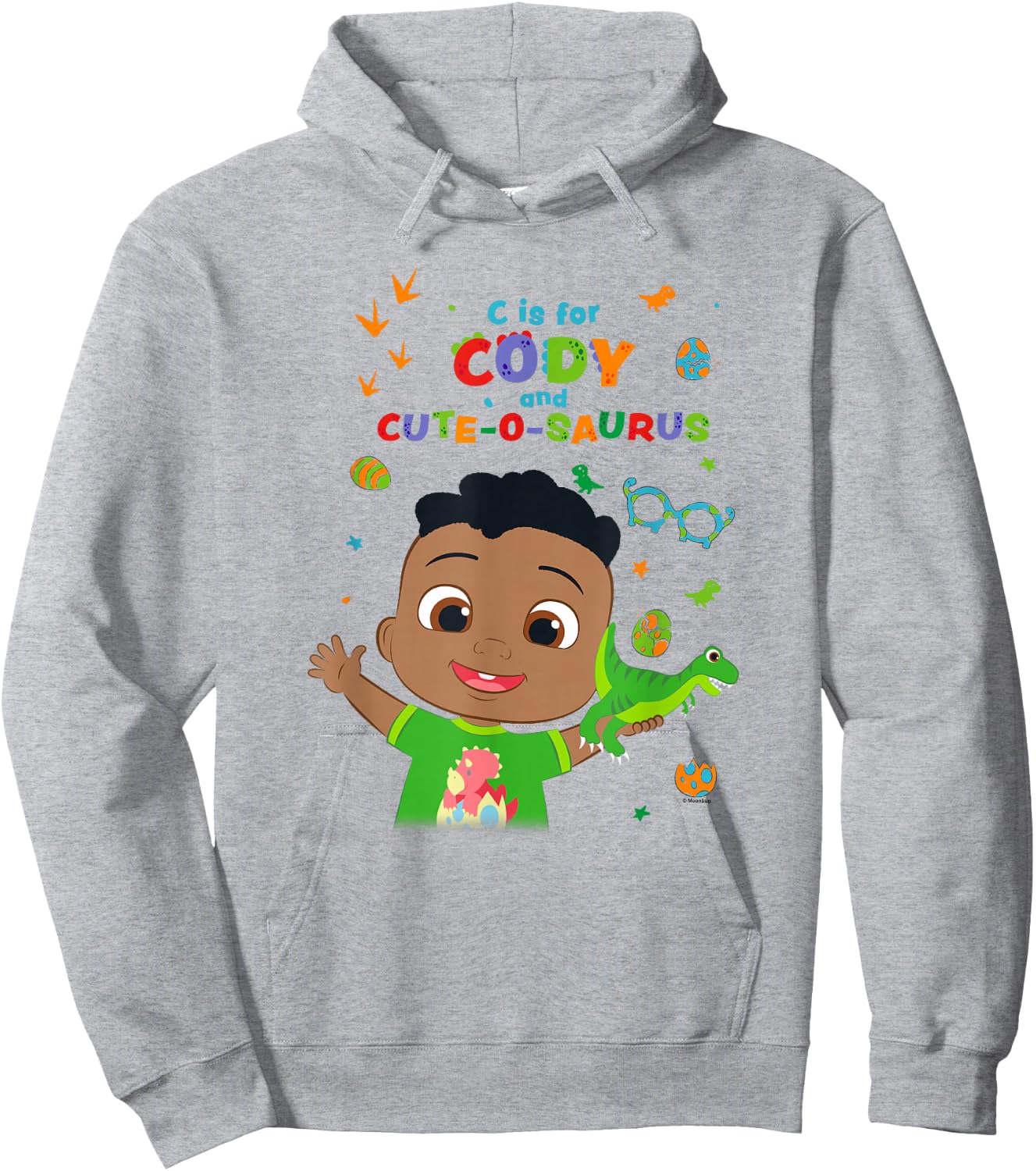 CoComelon C is for Cody and Cute-O-Saurus Hoodie - Hoodie | Ash