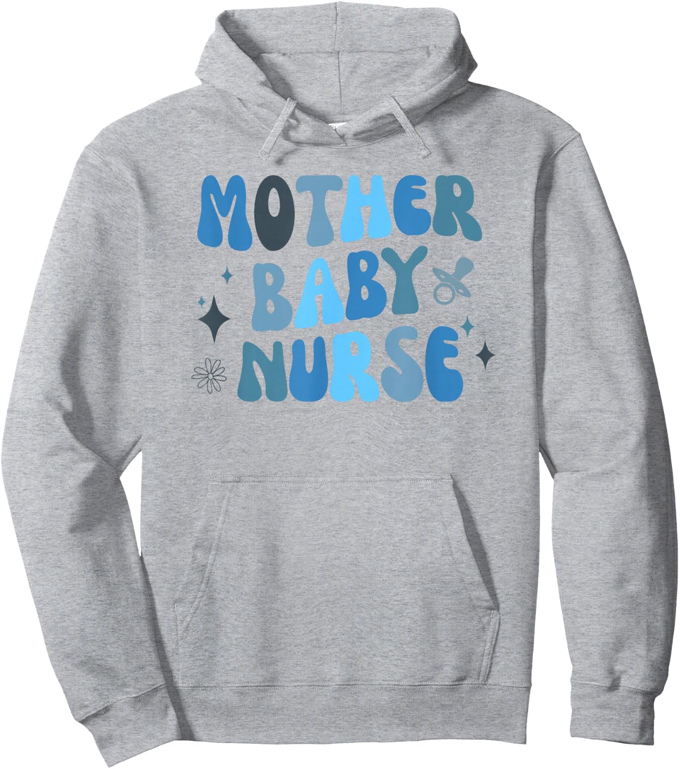 Mother Baby Nurse Appreciation Postpartum Nursing Student Hoodie - Hoodie | Ash