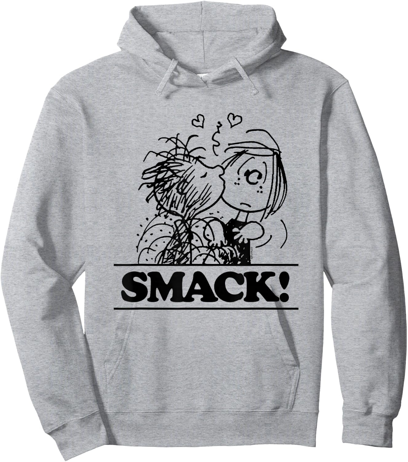 Peanuts - Pigpen Peppermint Patty Smack Hoodie - Hoodie | Ash