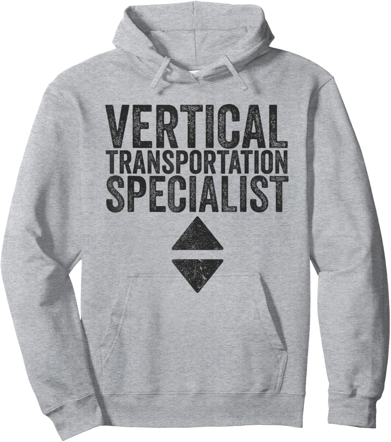 Vertical Transportation Specialist - Elevator Technician Hoodie - Hoodie | Ash