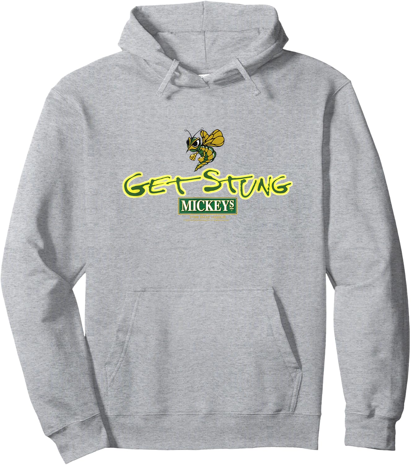 Coors Brewing Company Get Stung Mickey's Fine Malt Liquor Hoodie - Hoodie | Ash