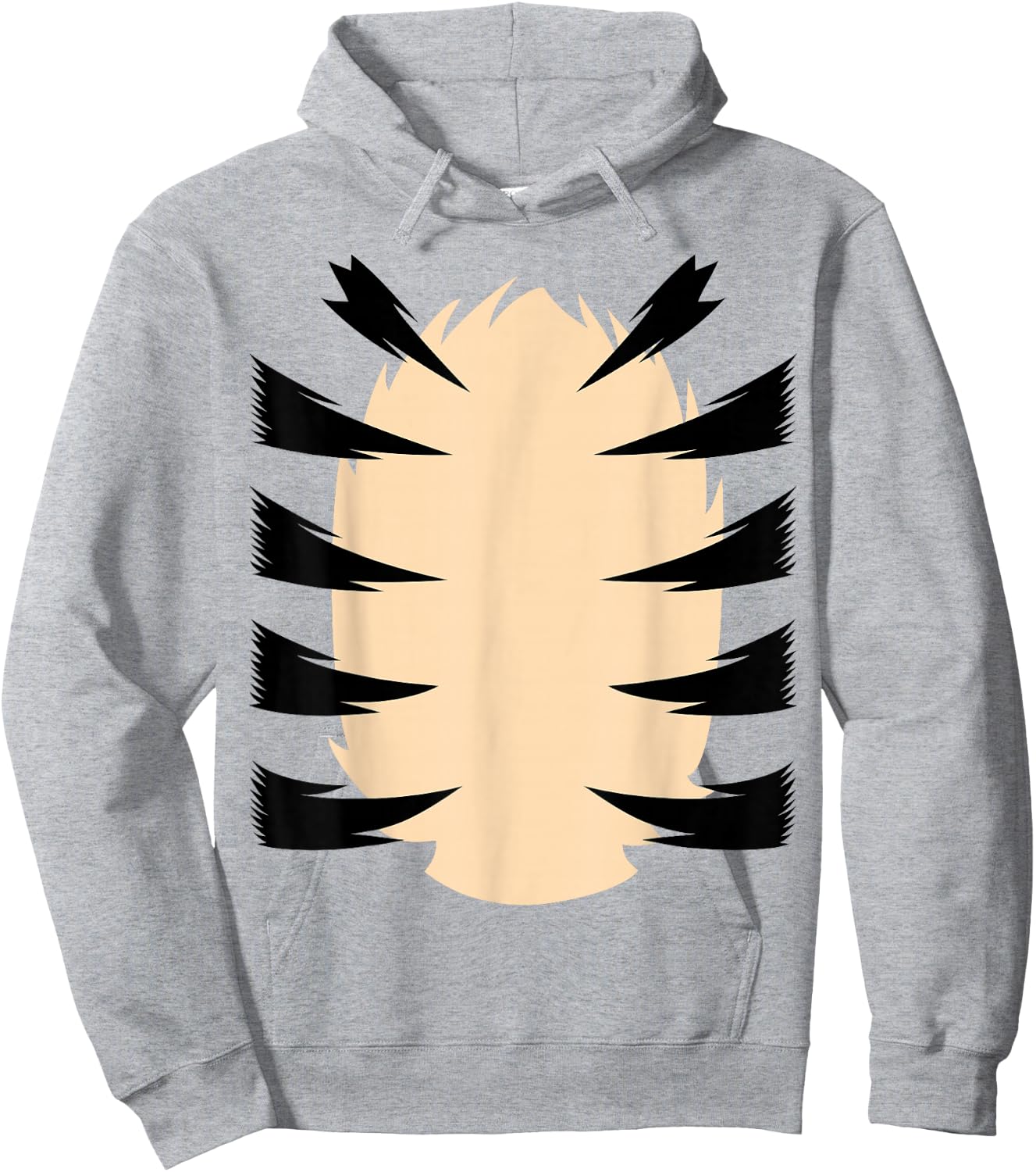 FRONT & BACK Orange Tiger Costume Kids DIY Halloween Costume Hoodie - Hoodie | Ash