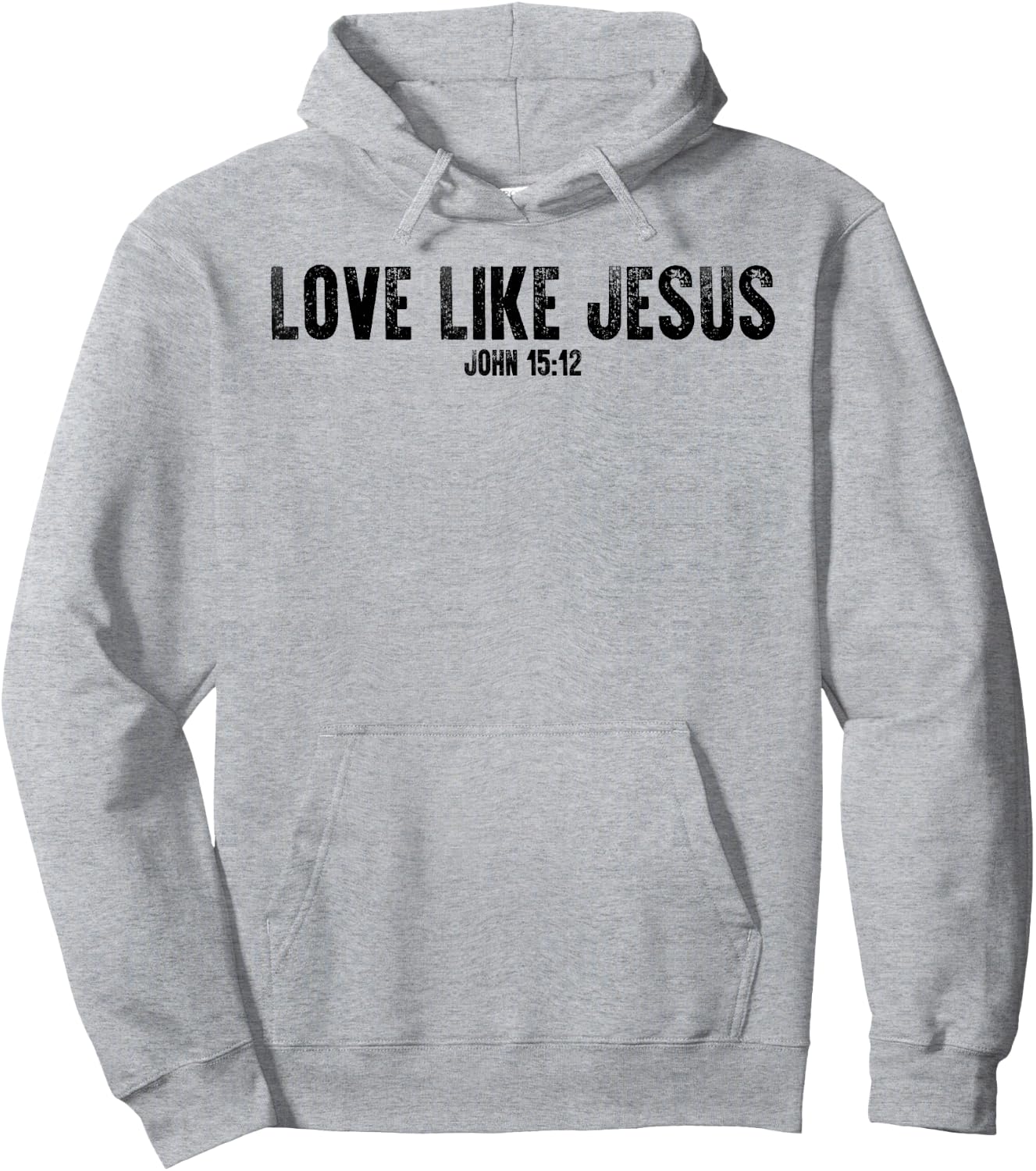 love like Jesus back bible study Christian Hoodie - Hoodie | Ash