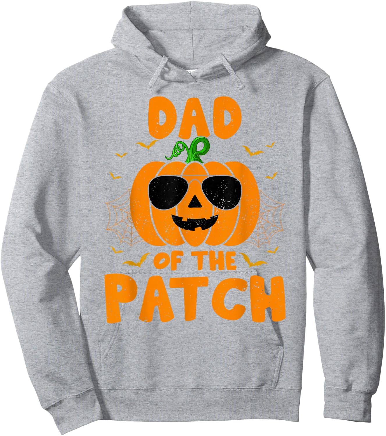 Pumpkin Dad Of The Patch Group Halloween Costume Family Dad Hoodie - Hoodie | Ash