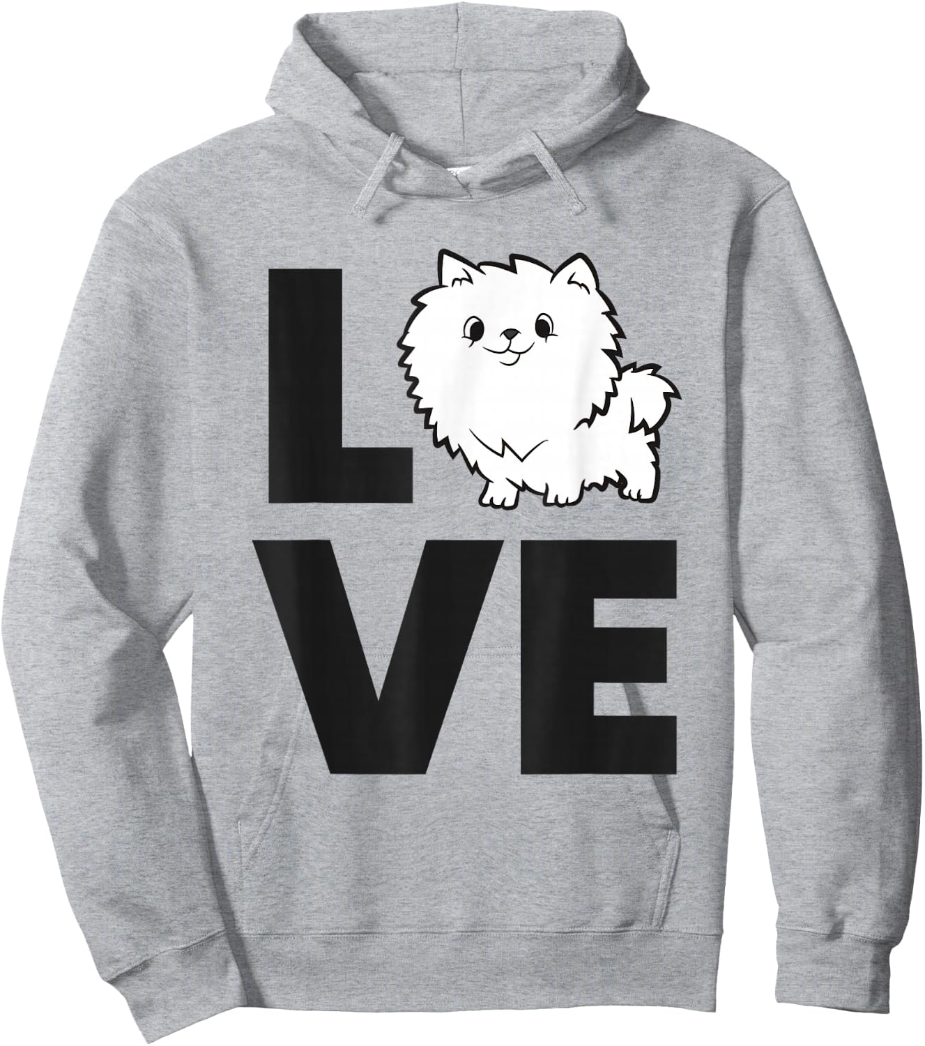 Pomeranian Lover Pet Pomeranian Dog I Love Pomeranians Hoodie - Hoodie | Ash