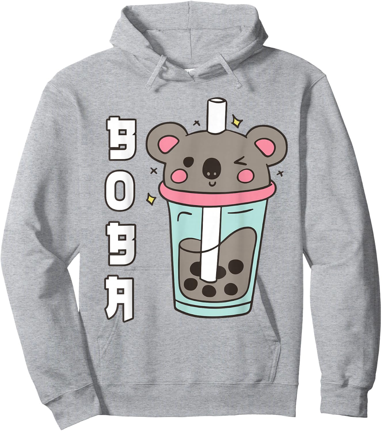 Kawaii Koala Boba Bubble Tea Teen Girl Toddler Cute Anime Hoodie - Hoodie | Ash