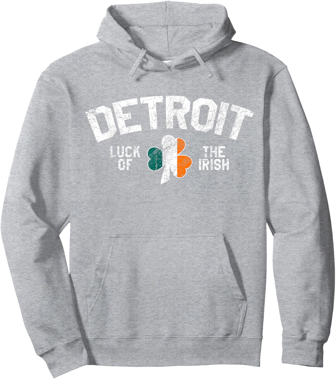 Detroit St. Patrick's Day Luck Of The Irish Michigan Cute Hoodie - Hoodie | Ash