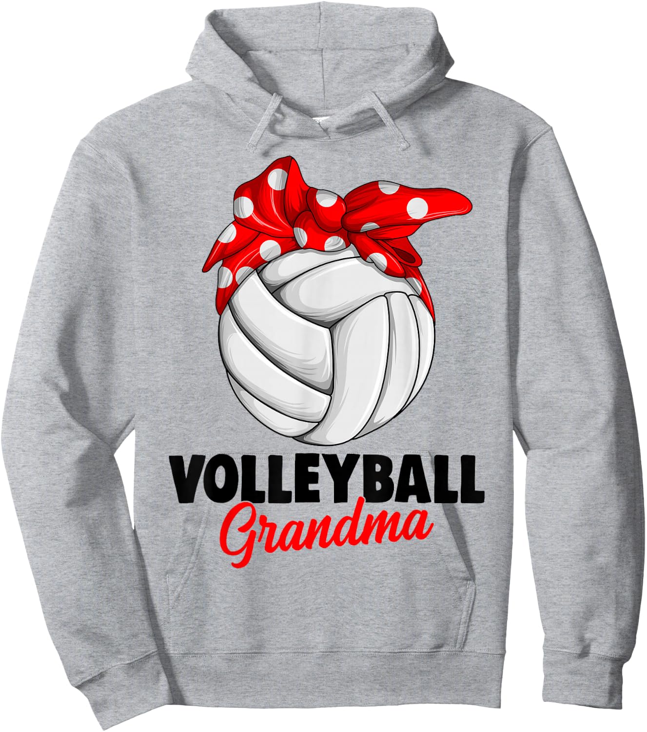 Volleyball Grandma Women Hoodie - Hoodie | Ash