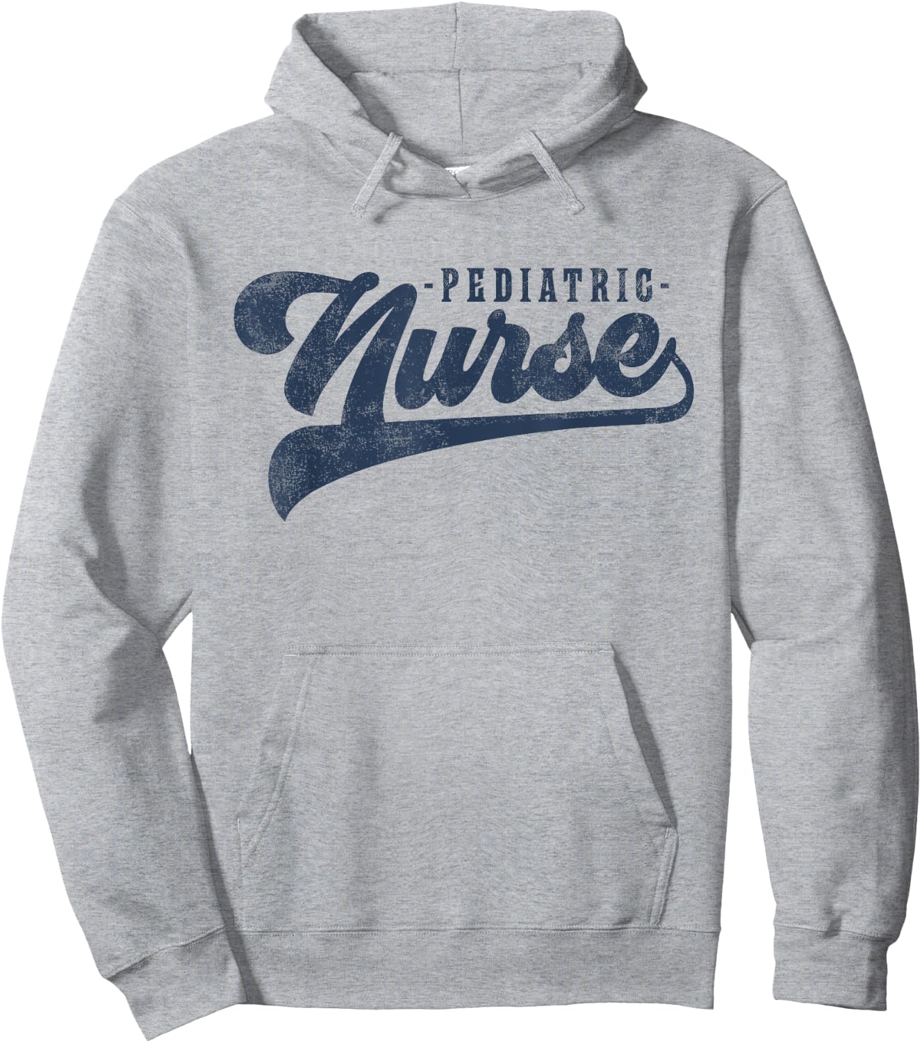 Pediatric Nurse Cute Vintage Graphic Hoodie - Hoodie | Ash