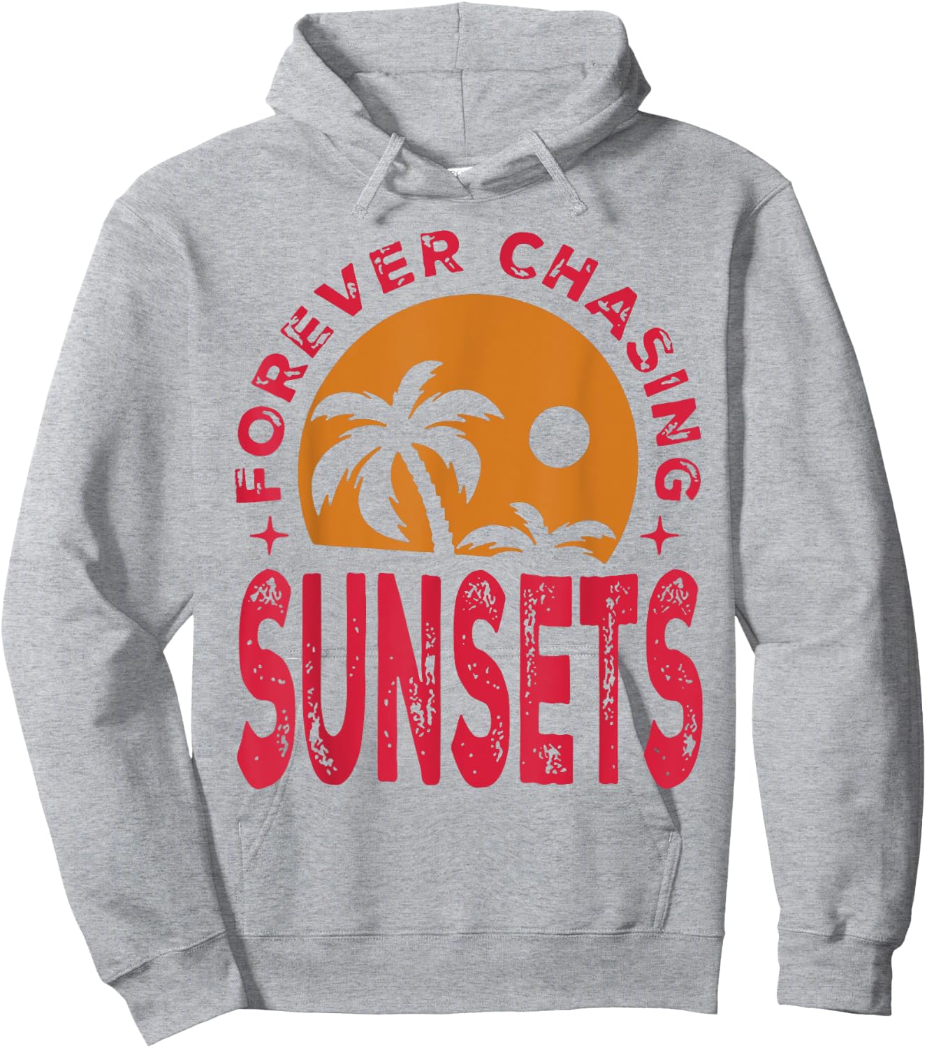 Forever Chasing Sunsets Hoodie - Hoodie | Ash