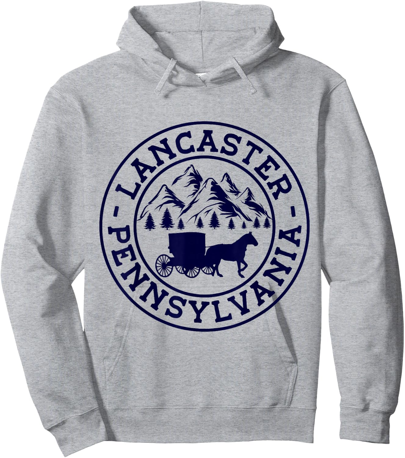 Lancaster Pennsylvania PA Vintage 70s 80s Hoodie - Hoodie | Ash