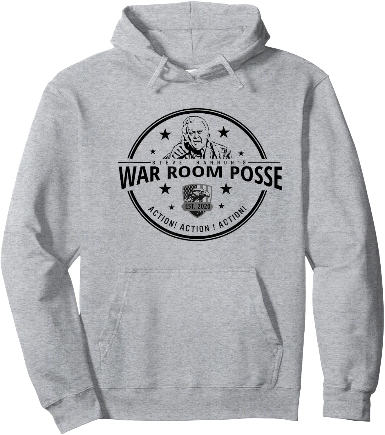 Bannon's War Room Posse Political Gift Hoodie - Hoodie | Ash