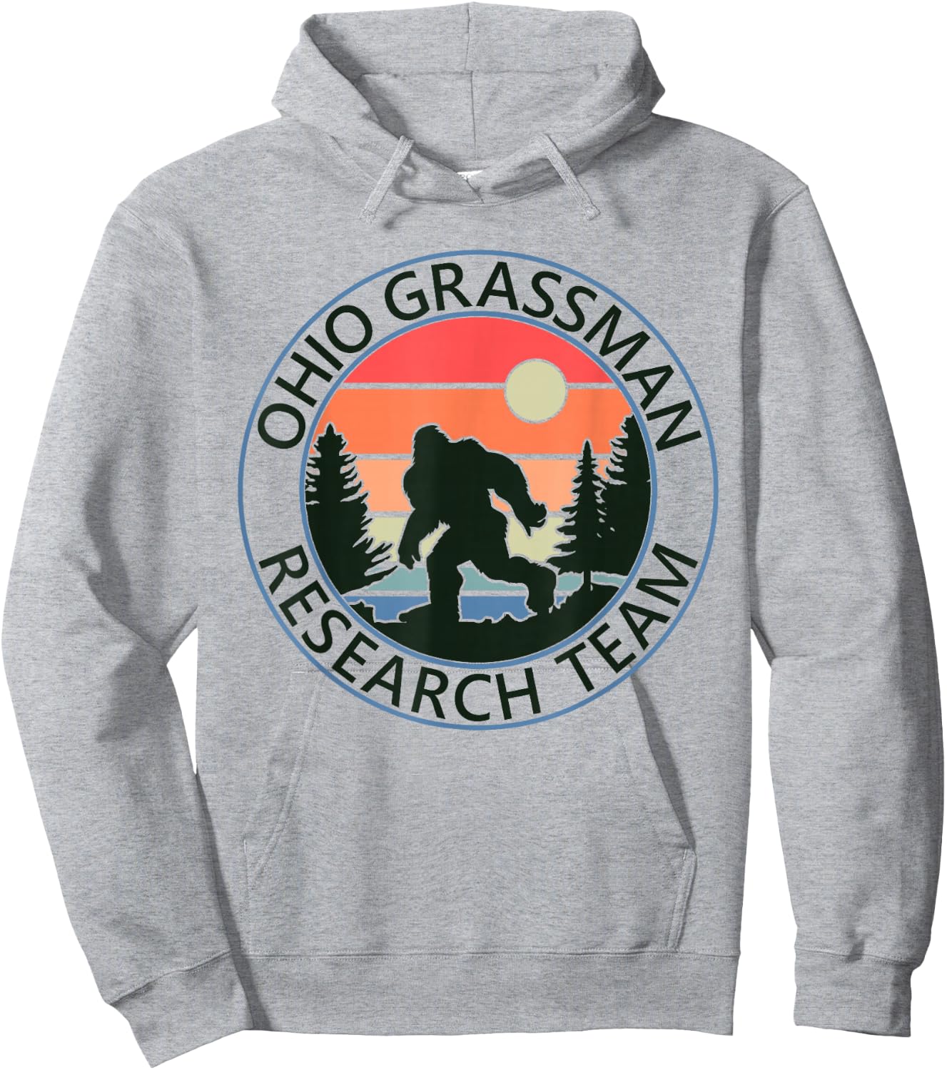 Ohio Grassman Research Team Fun Camping Hiking Outdoors Hoodie - Hoodie | Ash