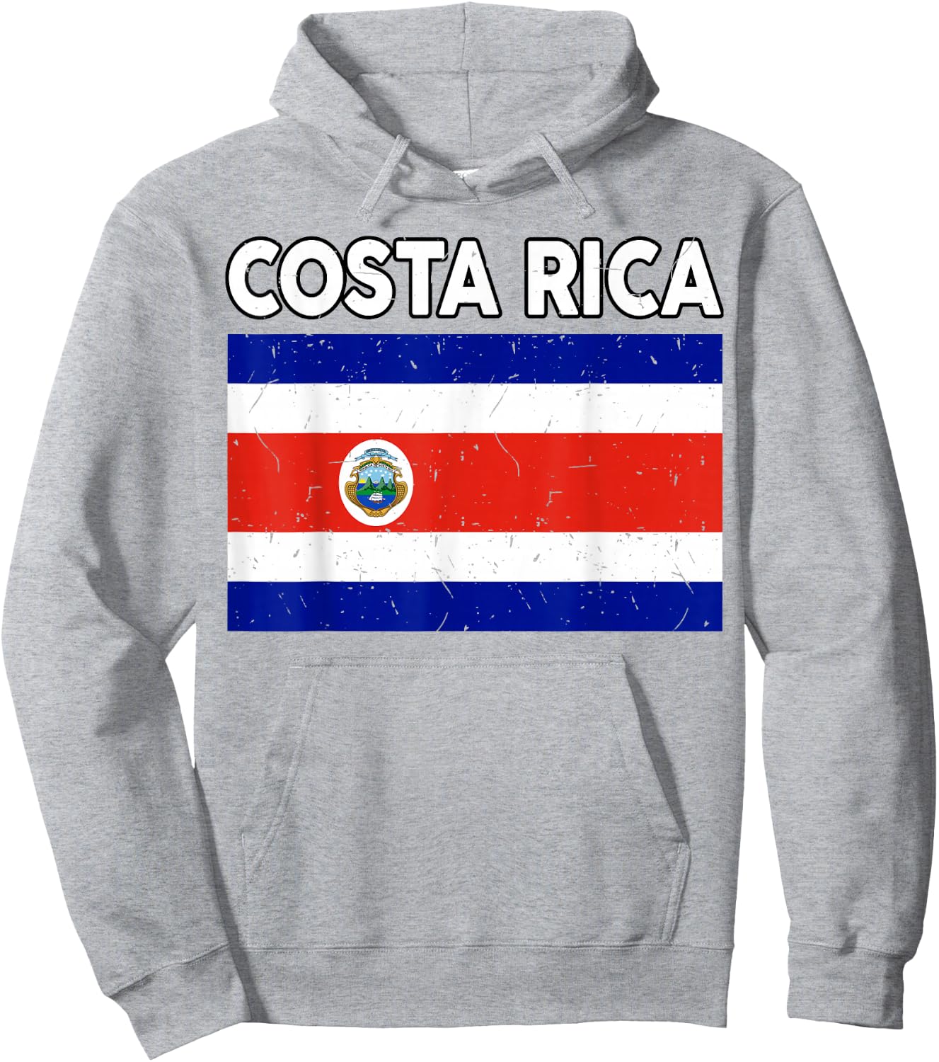Costa Rican Flag Rica Hispanic Heritage Month Kids Men Women Hoodie - Hoodie | Ash