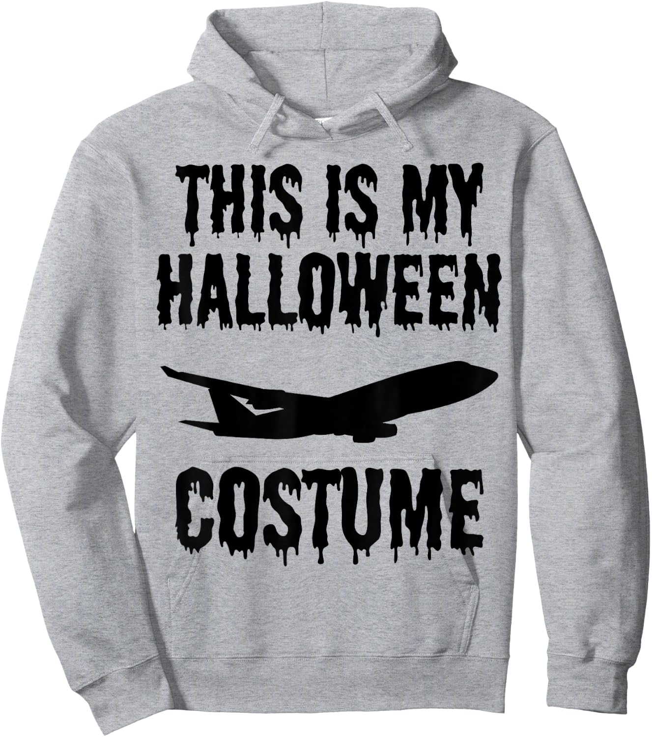 This is My Halloween Costume Funny Airplane Pilot Aviation Hoodie - Hoodie | Ash