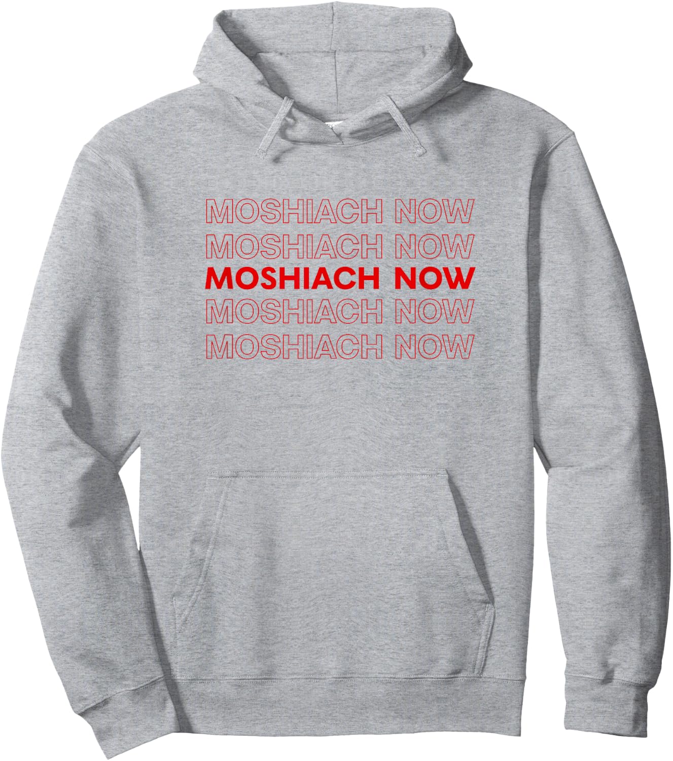 We Want Moshiach Now King Messiah Chabad Lubavitch Jewish Hoodie - Hoodie | Ash