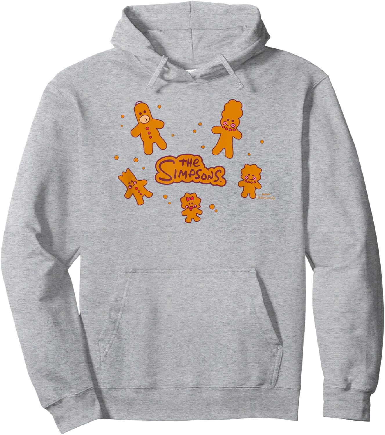 The Simpsons Christmas Gingerbread Cookies Characters Hoodie - Hoodie | Ash