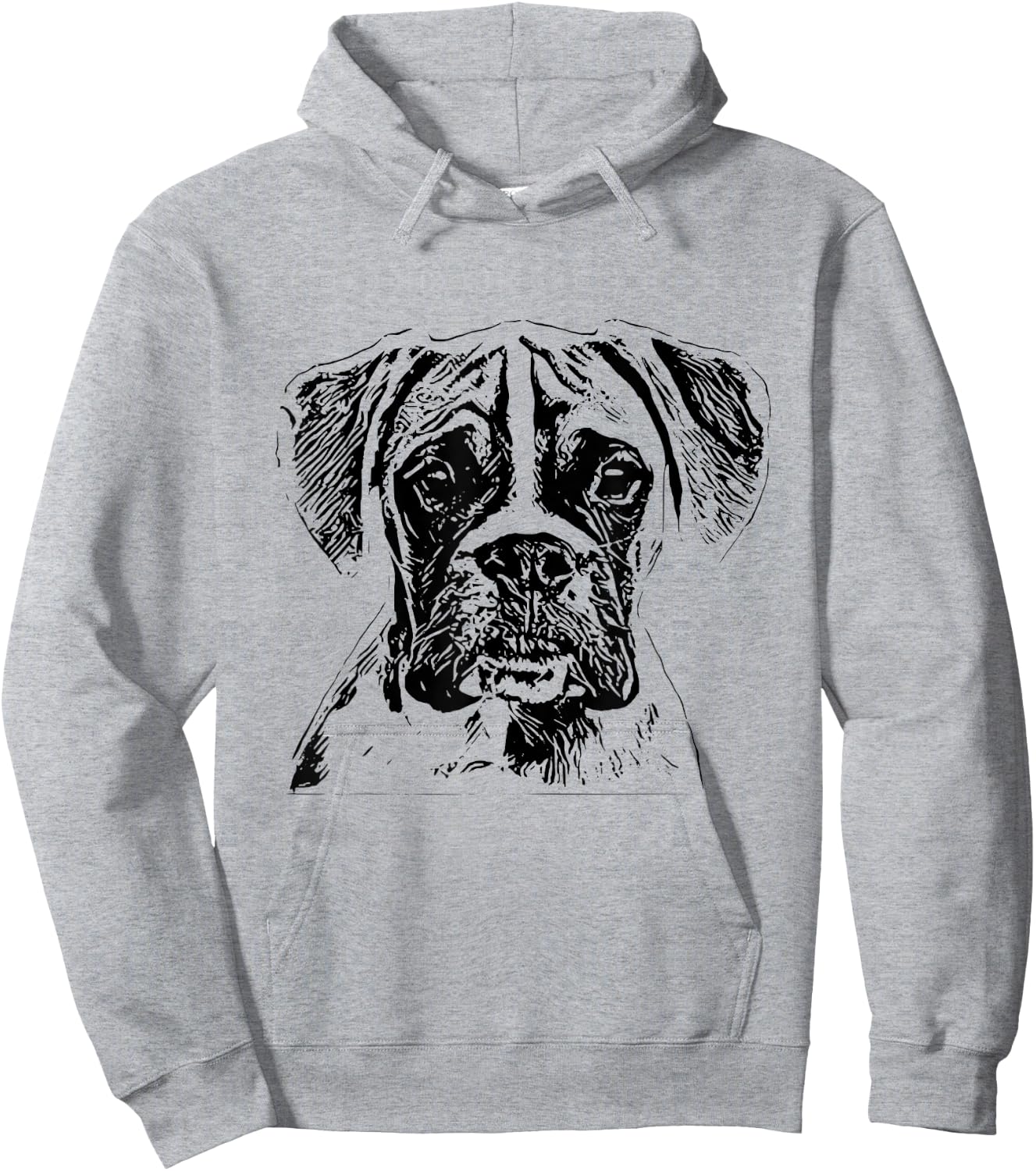 Boxer Dog Pet Boxer Hoodie - Hoodie | Ash