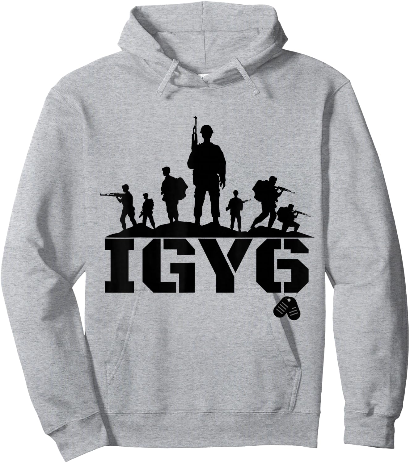 Veteran IGY6, War Vet Soldiers Hoodie - Hoodie | Ash