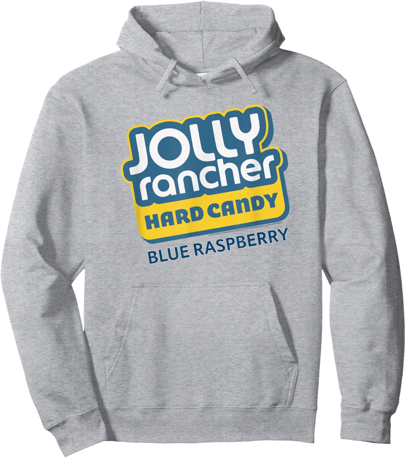 Jolly Rancher Hard Candy Blue Raspberry Iconic Logo Hoodie - Hoodie | Ash
