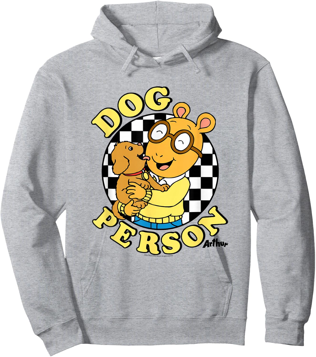 Arthur Dog Person Hoodie - Hoodie | Ash