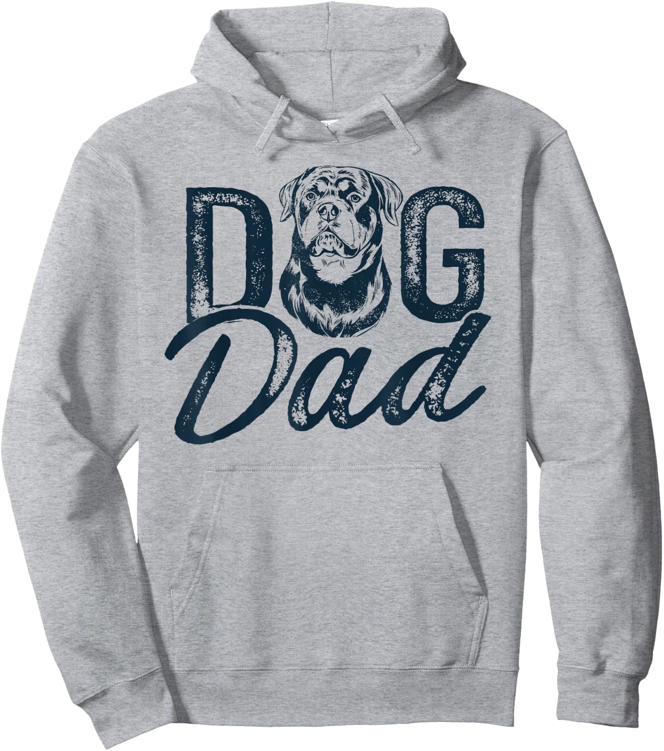 Rottweiler Dog Dad Rottie Hoodie - Hoodie | Ash