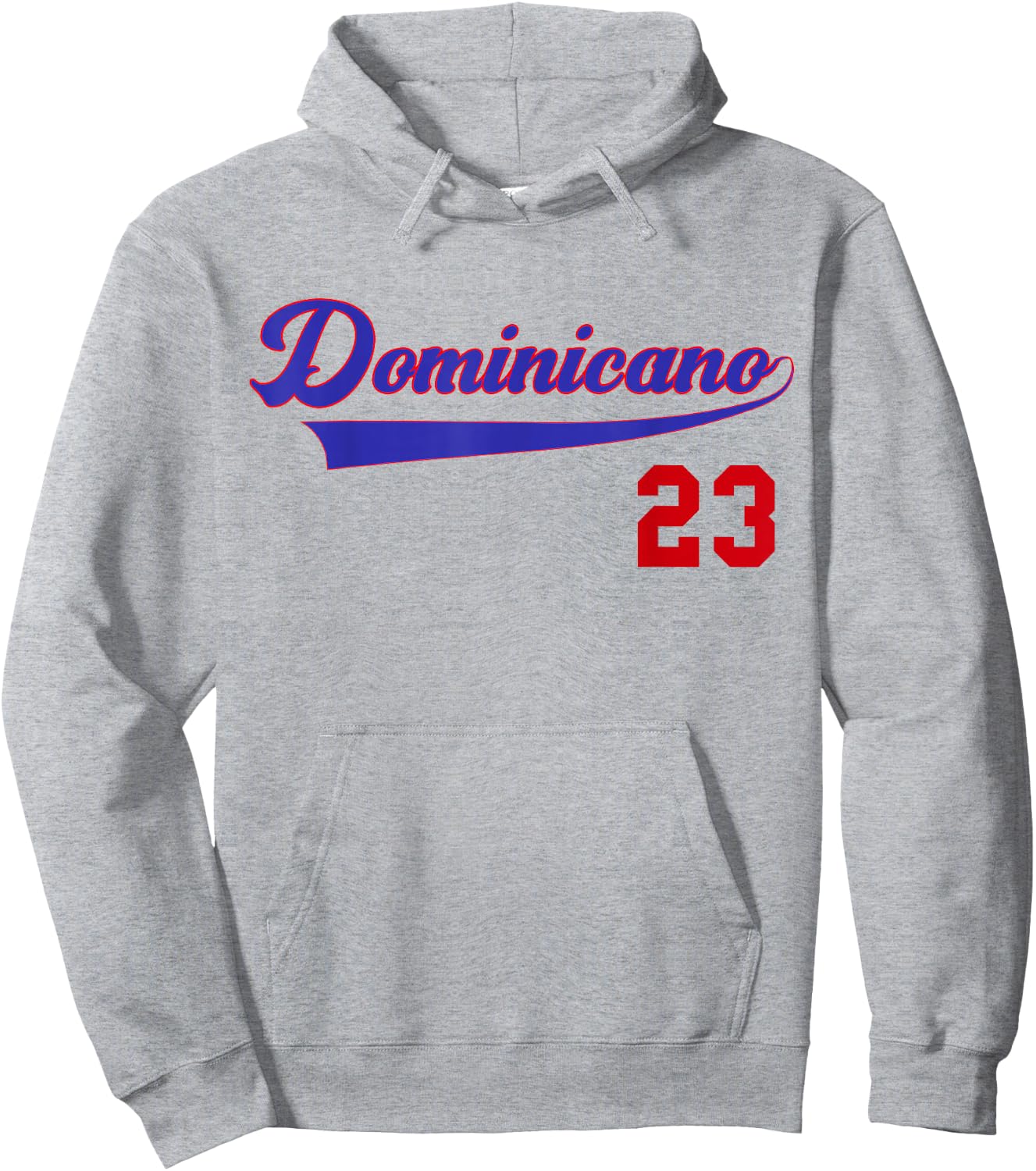 Dominicano Flag RD Dominican Republic Baseball Jersey Hoodie - Hoodie | Ash