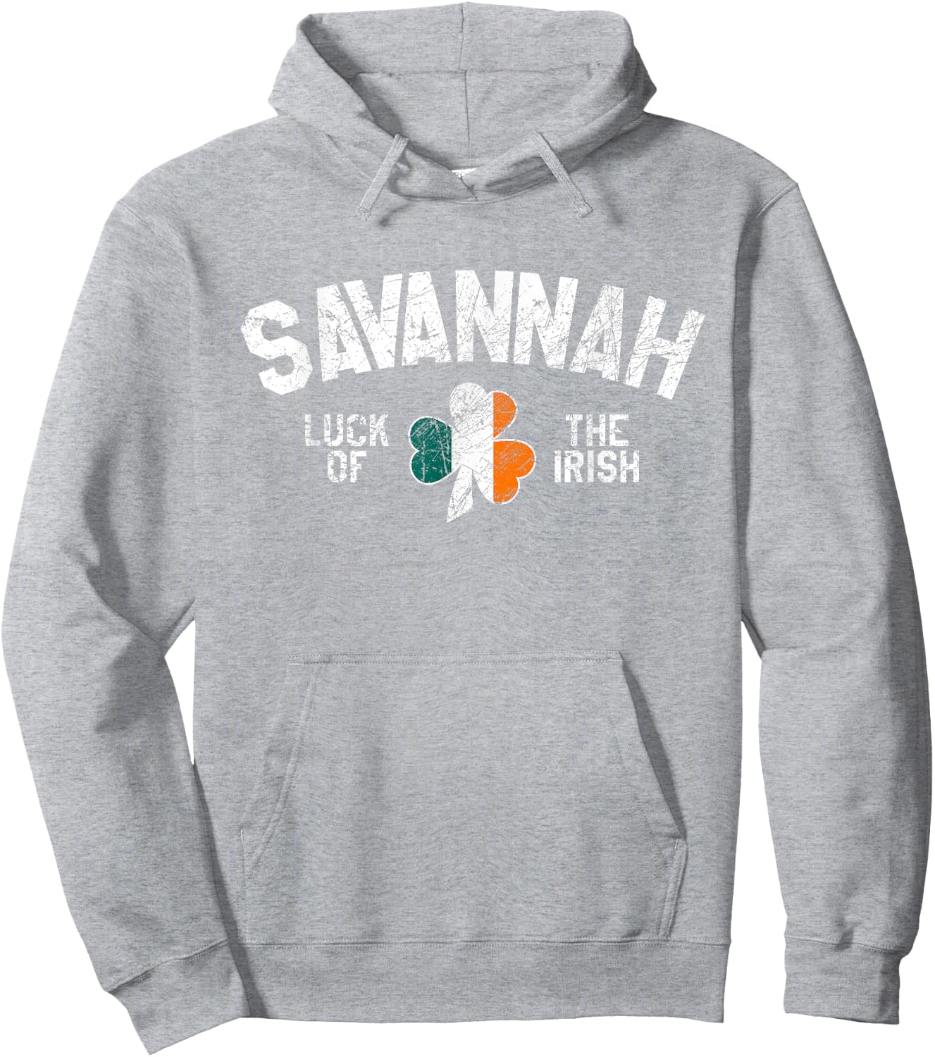 Savannah St. Patrick's Day Luck Of The Irish Party Shamrock Hoodie - Hoodie | Ash