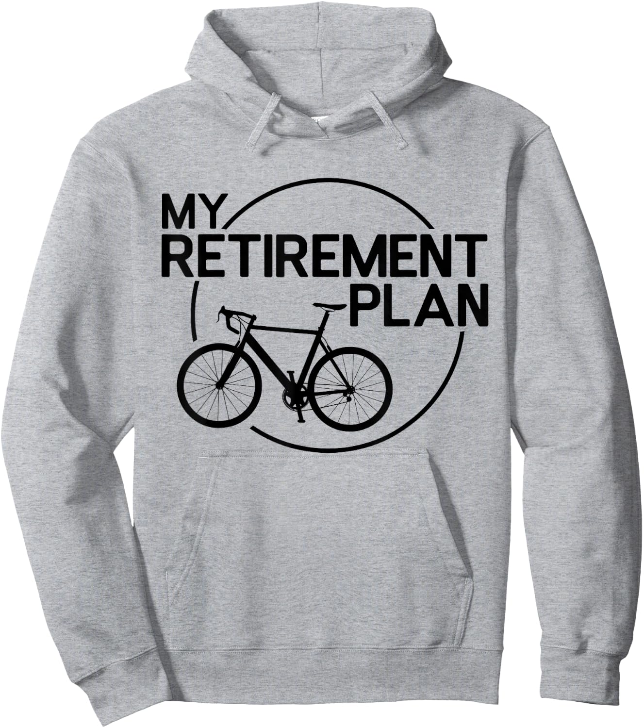 My Retirement Plan Bicycle Funny Bike Retirement Bicycle Hoodie - Hoodie | Ash