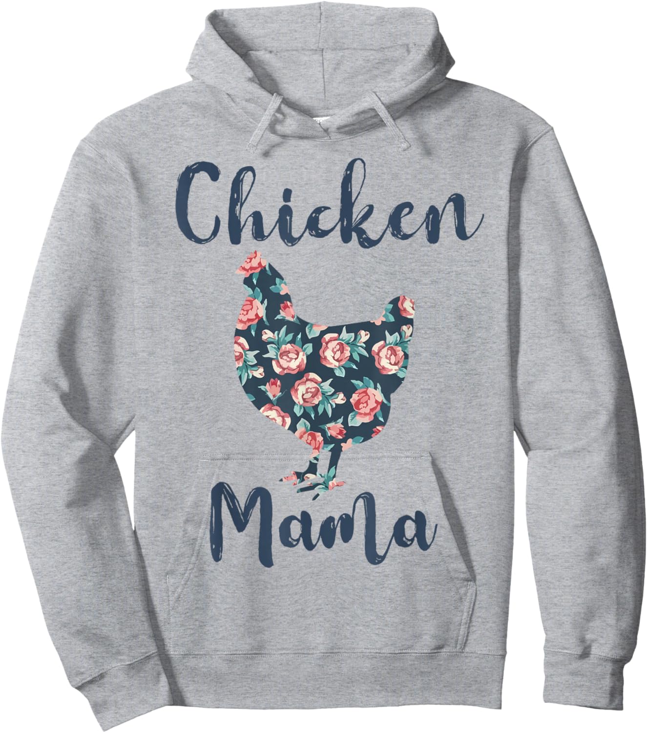Chicken Mama Shirt Women Chicken Mom Funny Hoodie - Hoodie | Ash