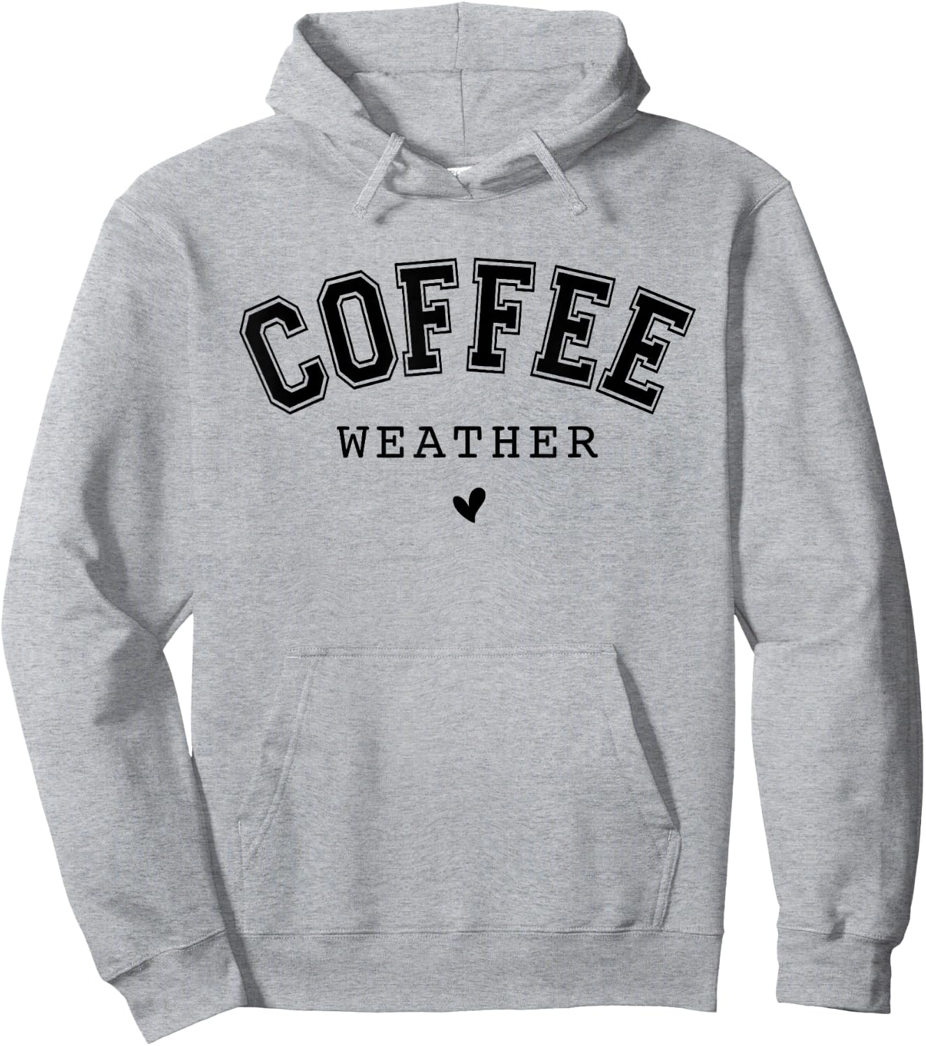 Coffee Weather Caffeine Lover Drinking Cafe Hoodie - Hoodie | Ash