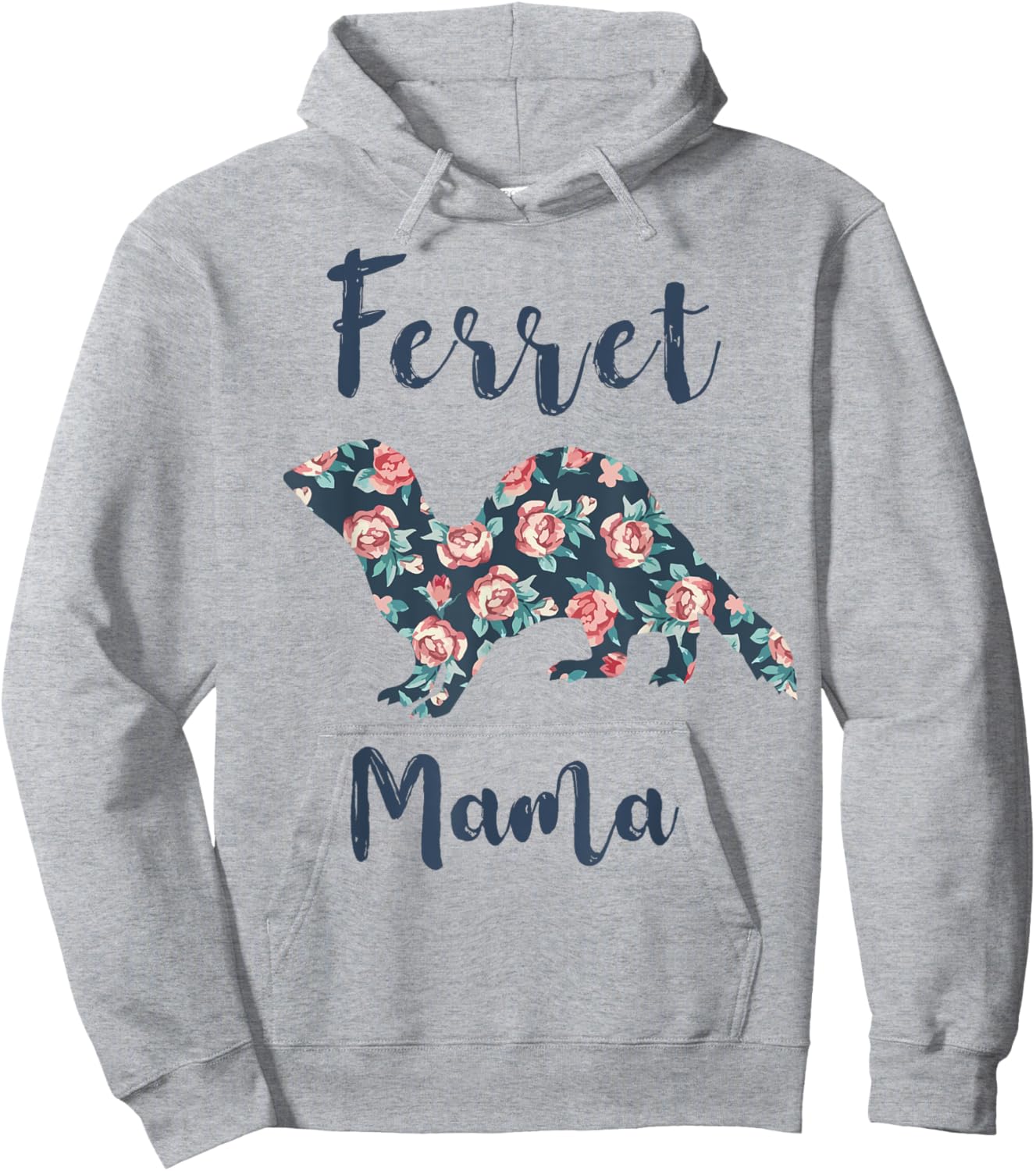 Ferret-Shirt Ferret Mama Funny Mom Mother Day Gift Women Hoodie - Hoodie | Ash