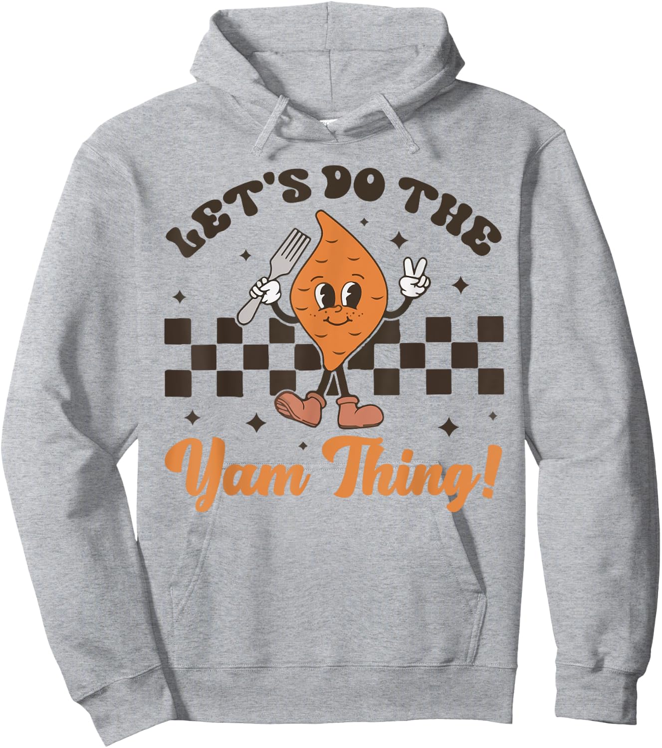Let's Do the Yam thing Thanksgiving Funny Family Costume Hoodie - Hoodie | Ash